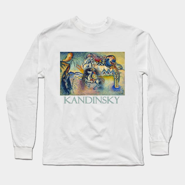 St. George and the Dragon by Wassily Kandinsky Long Sleeve T-Shirt by Naves